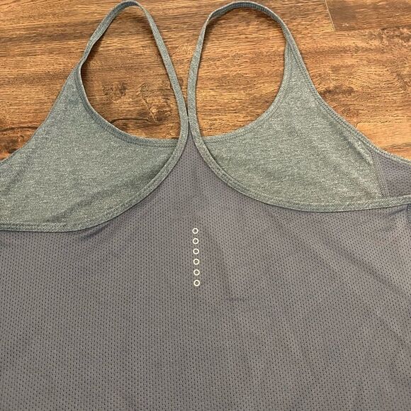 Nike Grey Racerback Workout Tank Top - Picture 6 of 8